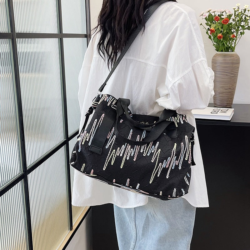 Chic Textured Reise Duffle Bag Karnz