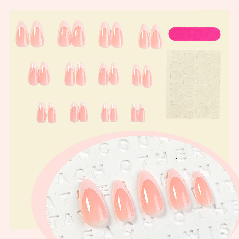 Elegantes Press-On-Nagelset mit natürlichem Finish Karnz