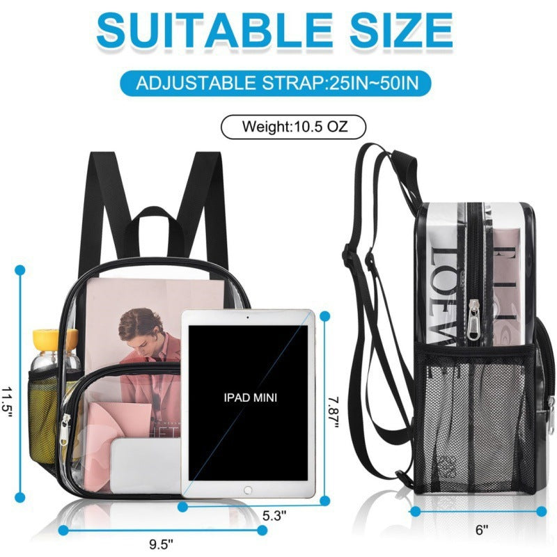 Unisex durchsichtiger Komfort-Rucksack Karnz