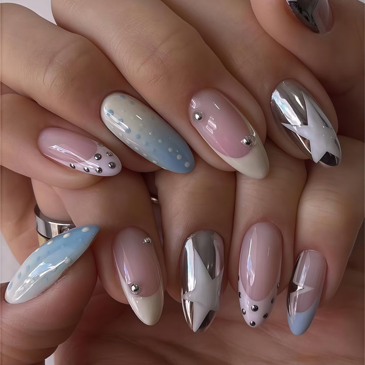 Chic Dekorative Druck-Ne Nail Art Karnz