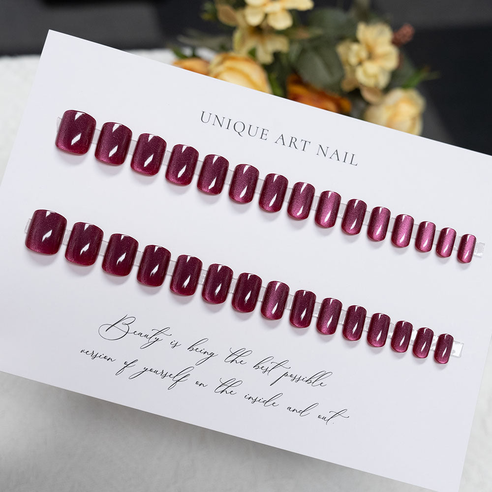 Glänzendes Acryl Press-On Nagel Set