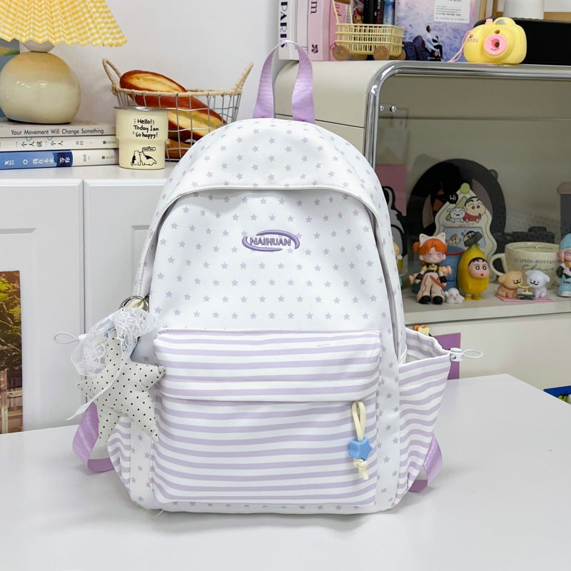 Stylischer Sternmuster Casual Rucksack Karnz