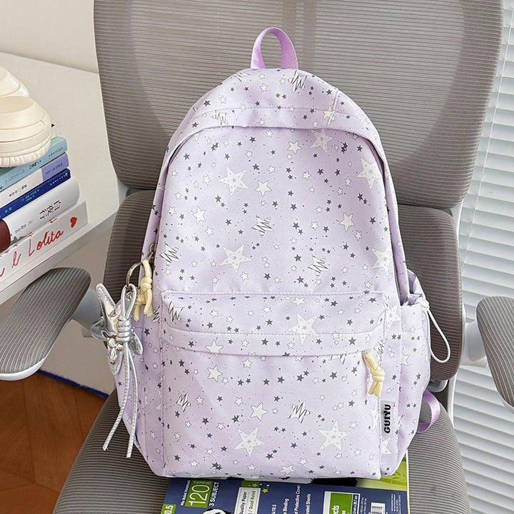 Stylischer Schulrucksack mit Sternenmotiv Karnz