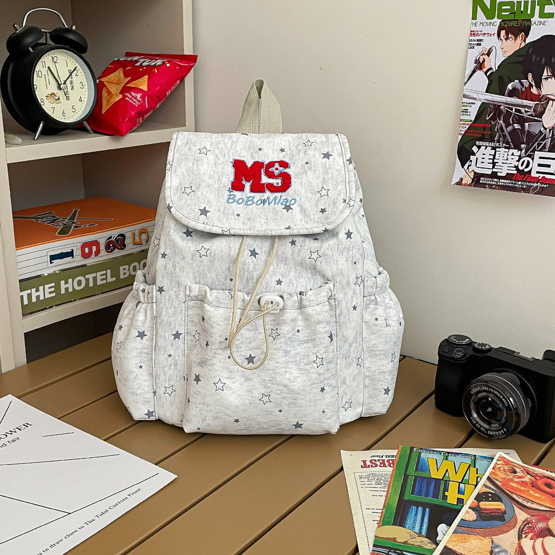 Stylische mit Sternen geschmückte Rucksack Karnz 1791205507