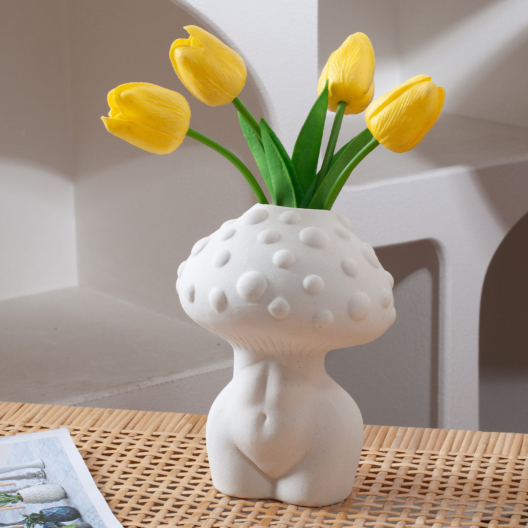Künstlerische Pilzskulptur