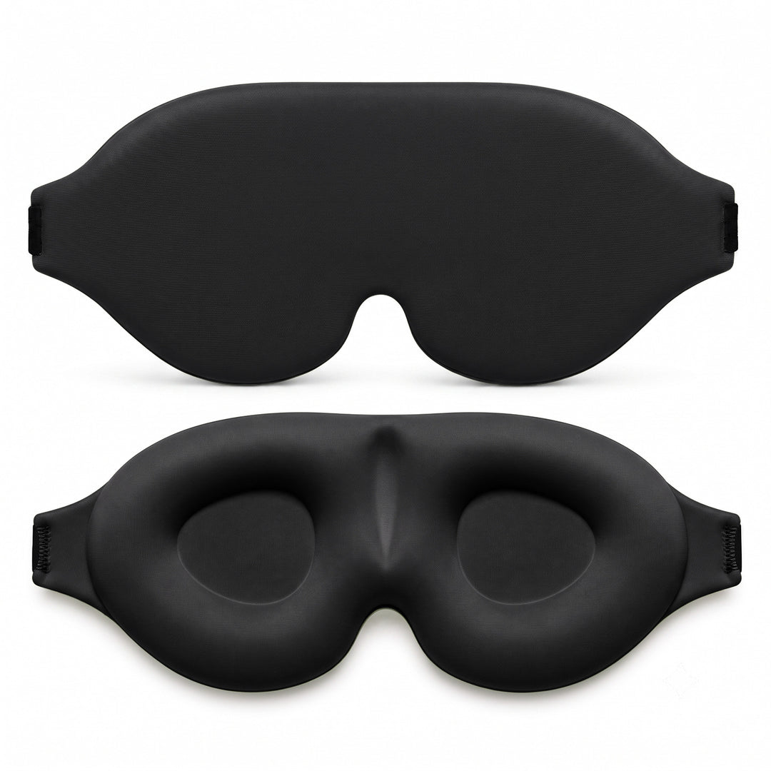 Skulptierte ergonomische Augenmaske aus Memory-Schaum fürs Schlafen Karnz
