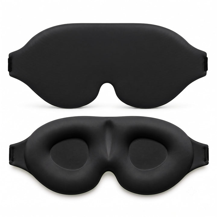 Skulptierte ergonomische Augenmaske aus Memory-Schaum fürs Schlafen Karnz