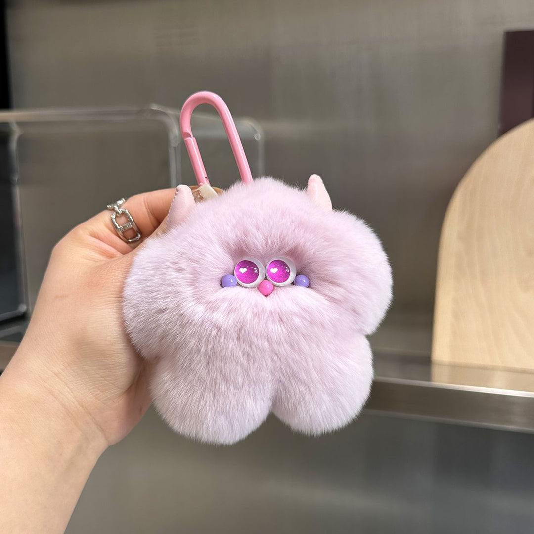 Flauschige Charakter Schlüsselanhänger Charm Karnz