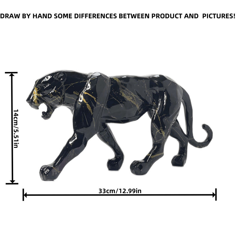 Dekorative Jaguar Figur Karnz