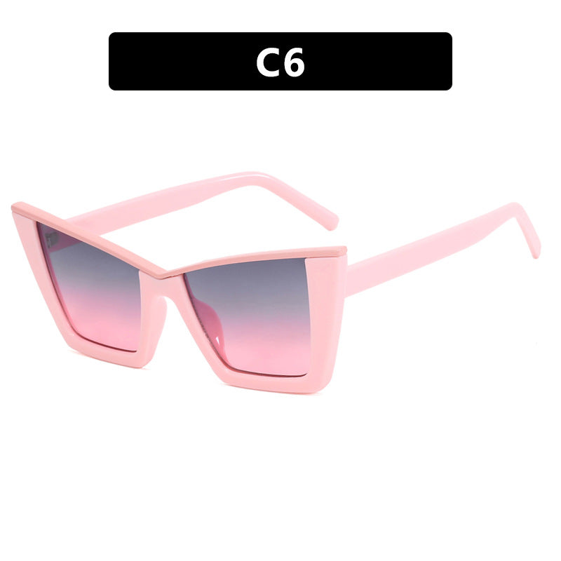 Damen moderne Cat-Eye Sonnenbrille mit extravagantem Design und schützendem UV-Filter Karnz