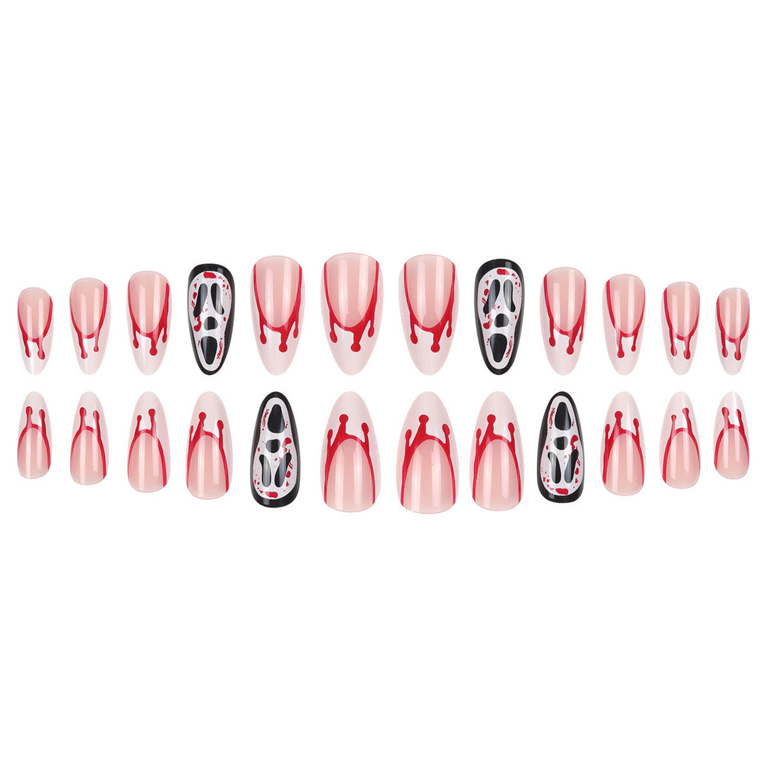 Künstlerisches Horror-Thema Press-On Nail Set Karnz
