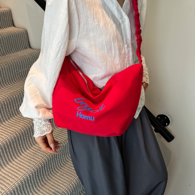 Moderne Rüschige Canvas Tragetasche Karnz