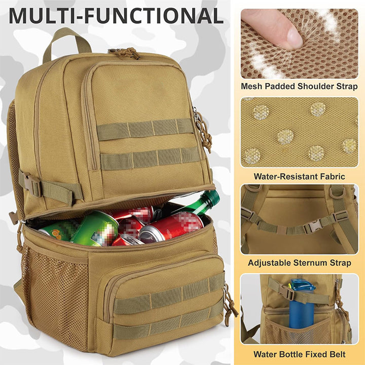 Multifunktionaler Outdoor-Rucksack mit Kühltasche Karnz