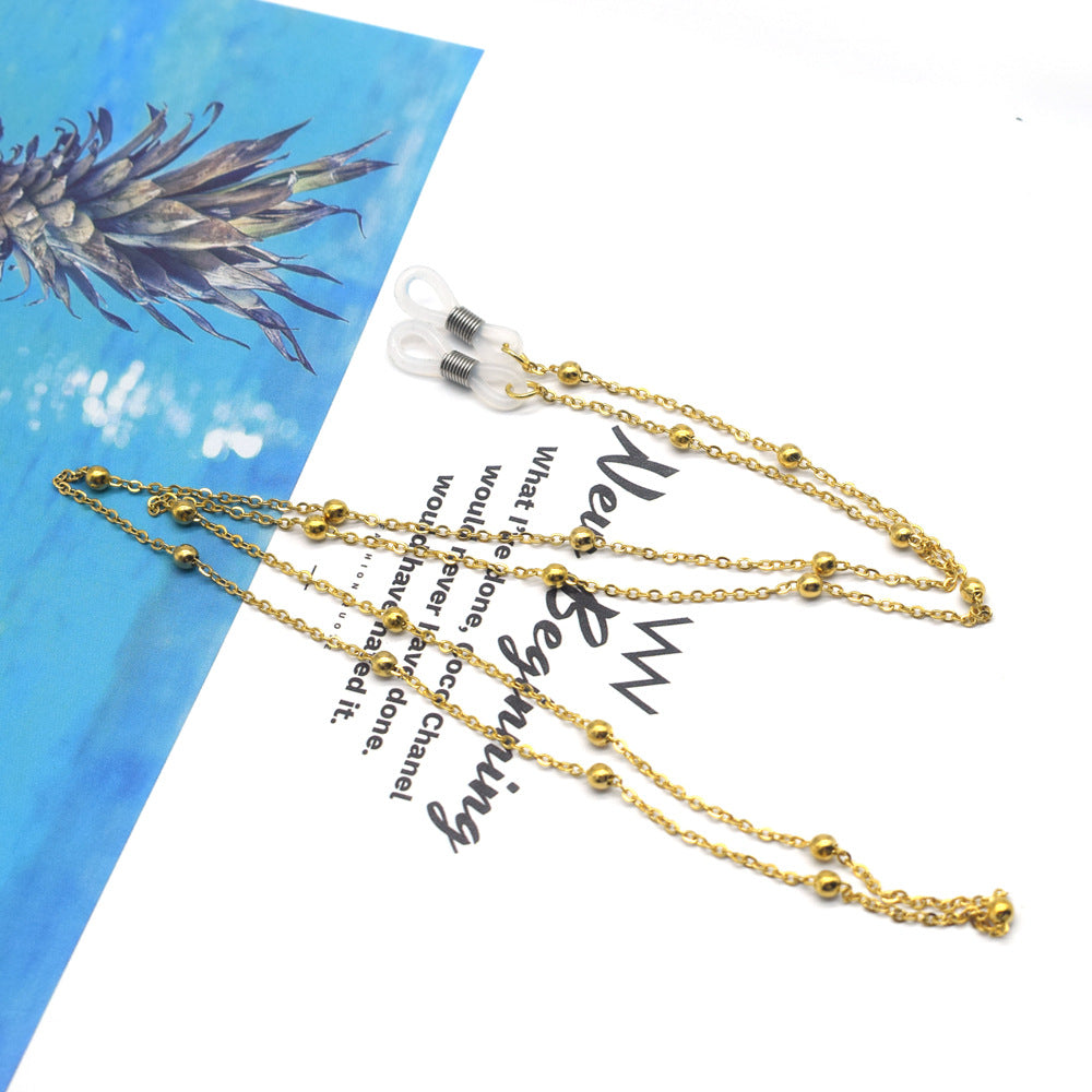 Premium Silber Kette Brillen Kette Karnz