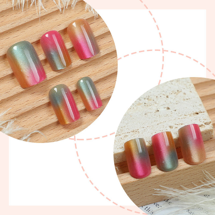 Kunstnagelset mit farbverlaufendem Design Karnz