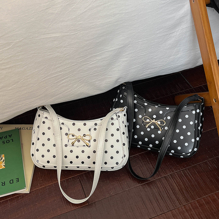 WoPolka Dot Muster Hobo Handtasche Karnz