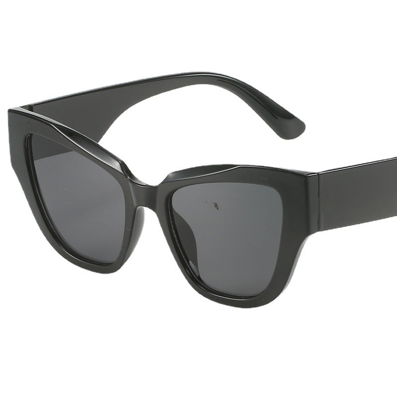 Damen Cat-Eye-Sonnenbrille mit extravagantem Leopardenmuster Karnz