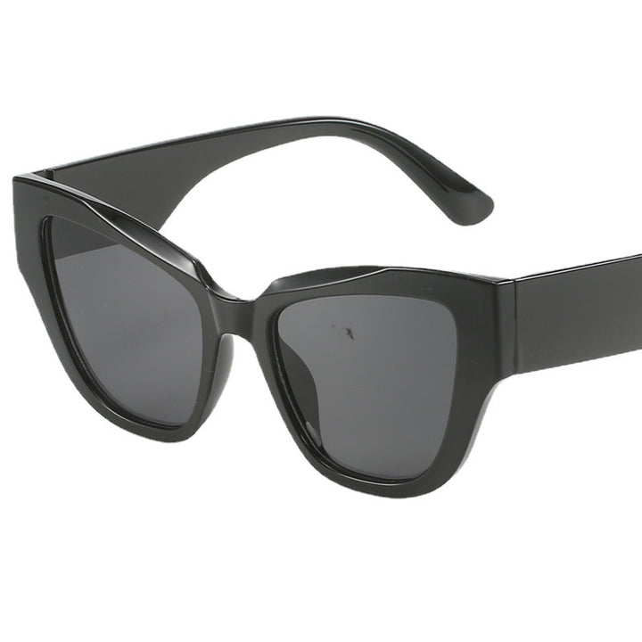 Damen Cat-Eye-Sonnenbrille mit extravagantem Leopardenmuster Karnz