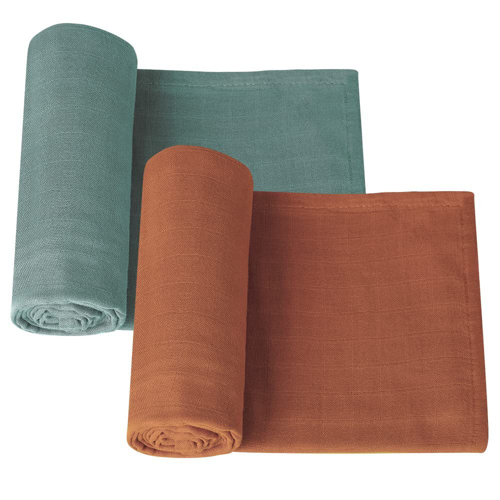 Atmungsaktive Bio-Baumwoll Multi-Use Wickeldecke Karnz