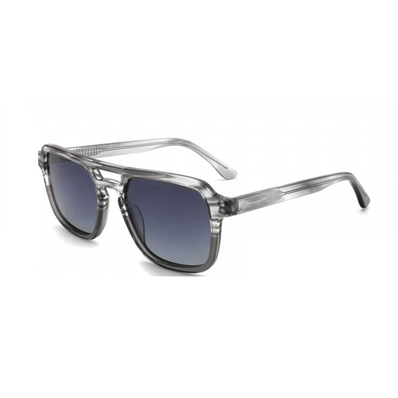 Damen Sonnenbrille mit robustem, stilisierten Kunststoffrahmen und harmonisch verlaufenden Gläsern Karnz