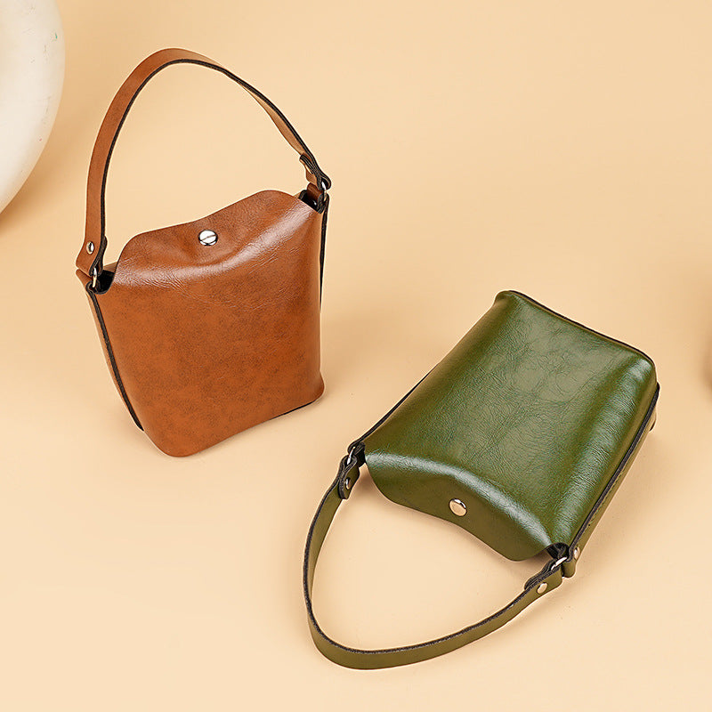 Minimalistische Strukturierte Handtasche