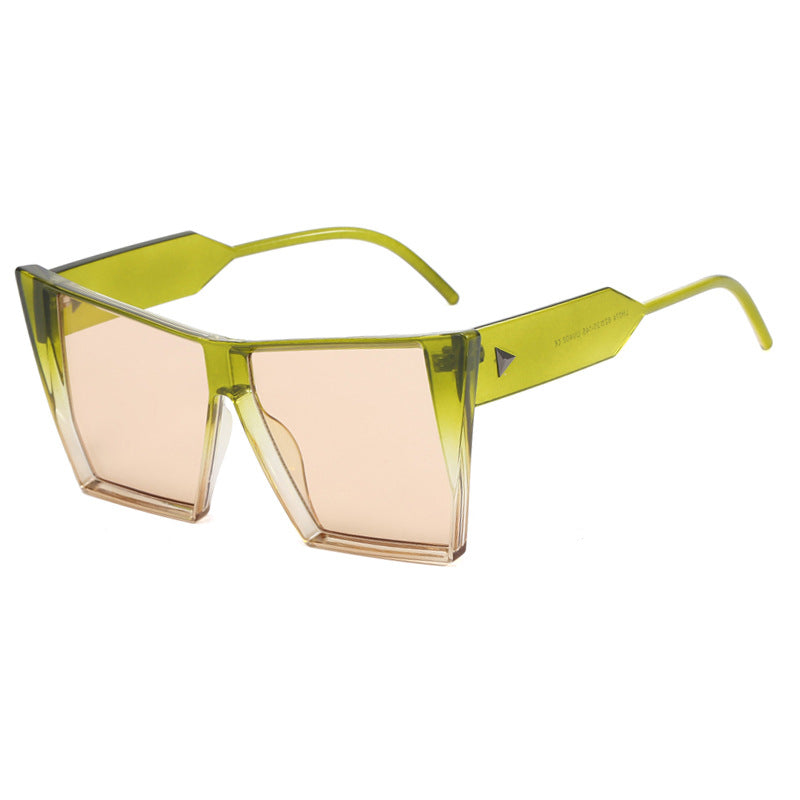 Damen geometrische Sonnenbrille mit innovative Gläsern Karnz