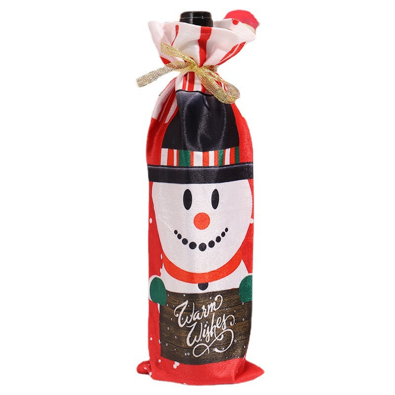 Weihnachtsweinflaschenhülle Karnz