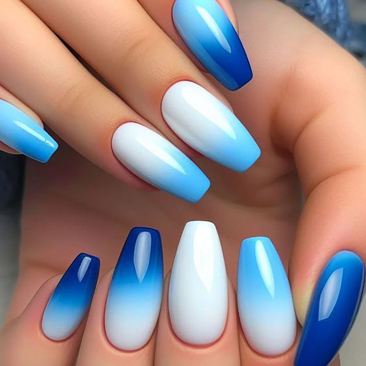 Ombre Press-On Nagelkunst Set Karnz