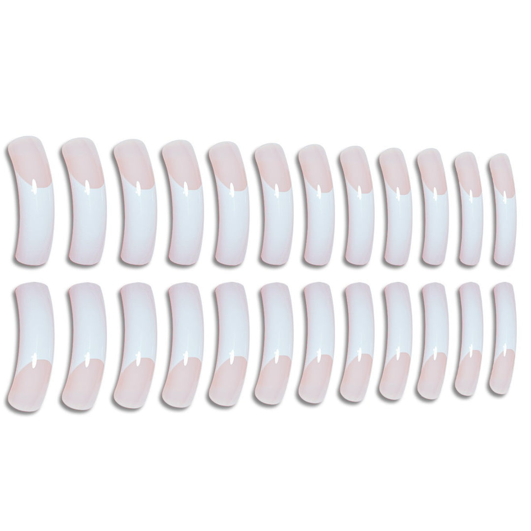 Premium French Tip Press-On Nails Karnz