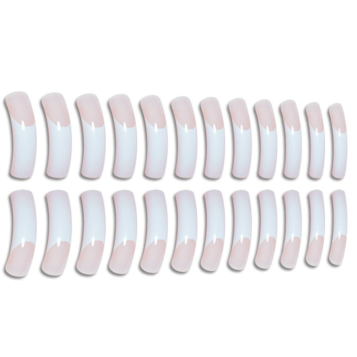 Premium French Tip Press-On Nails Karnz