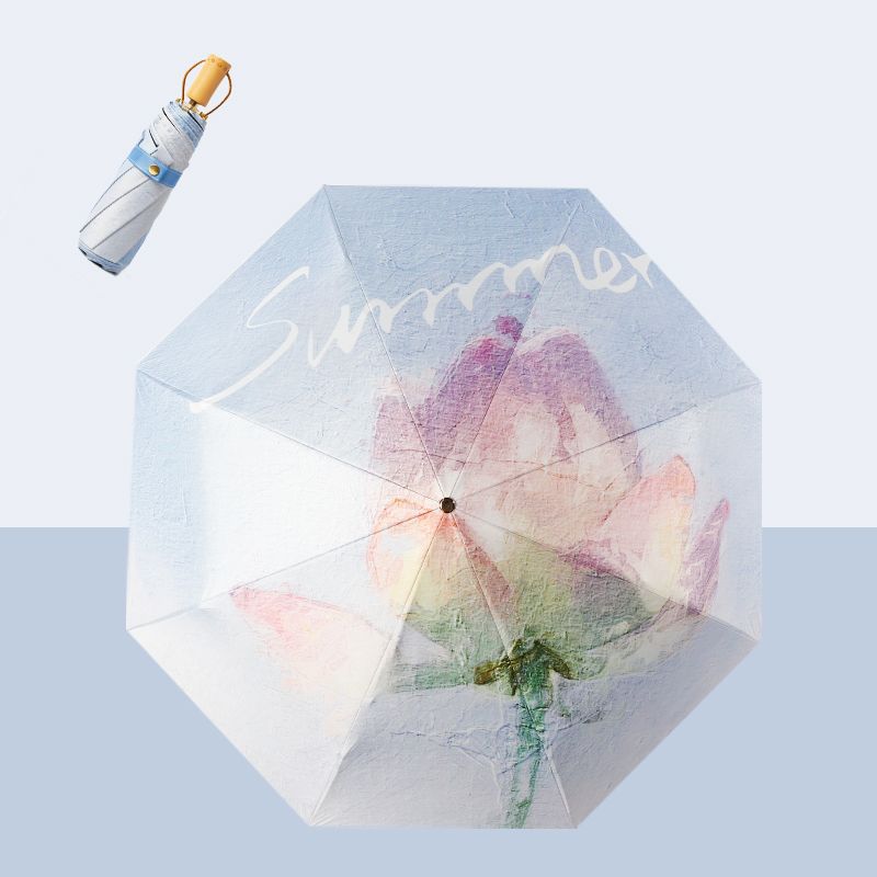 Damen Regenschirm mit einzigartigem floralen Design Karnz