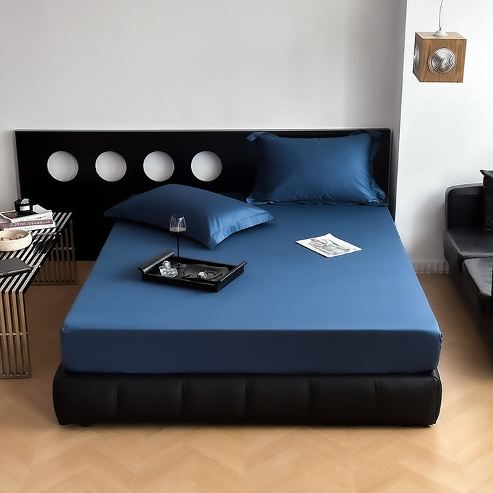 Luxuriöses Spannbettlaken-Set aus Satin-Mikrofaser