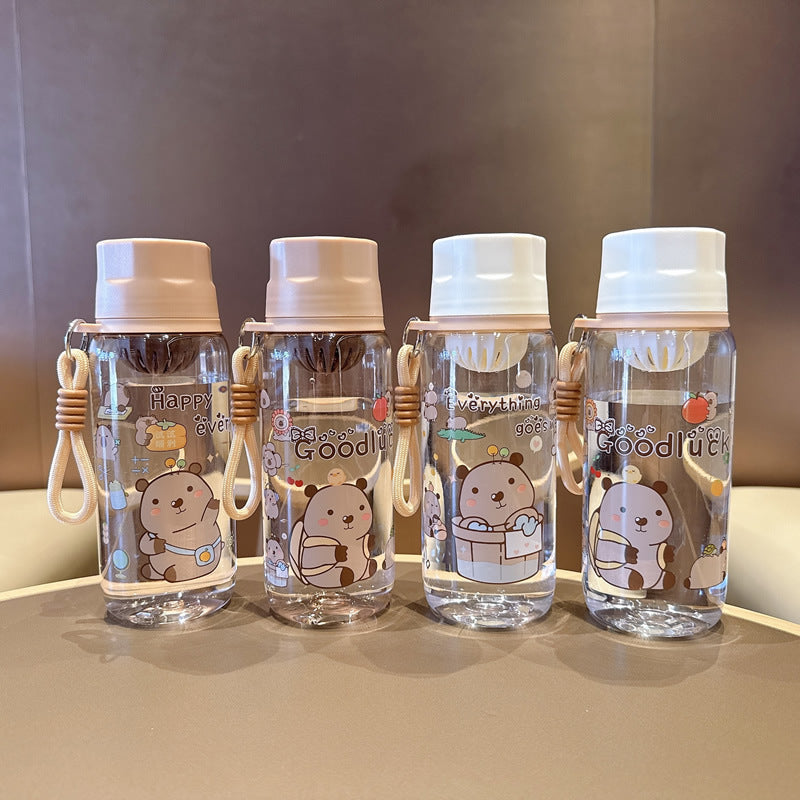 Damen Trendi und farbenfrohe Wasserflasche Karnz