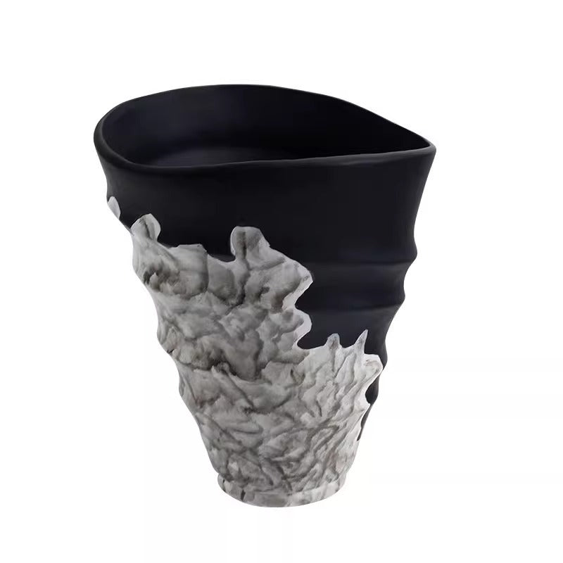 Künstlerische Texturierte Dekorative Vase