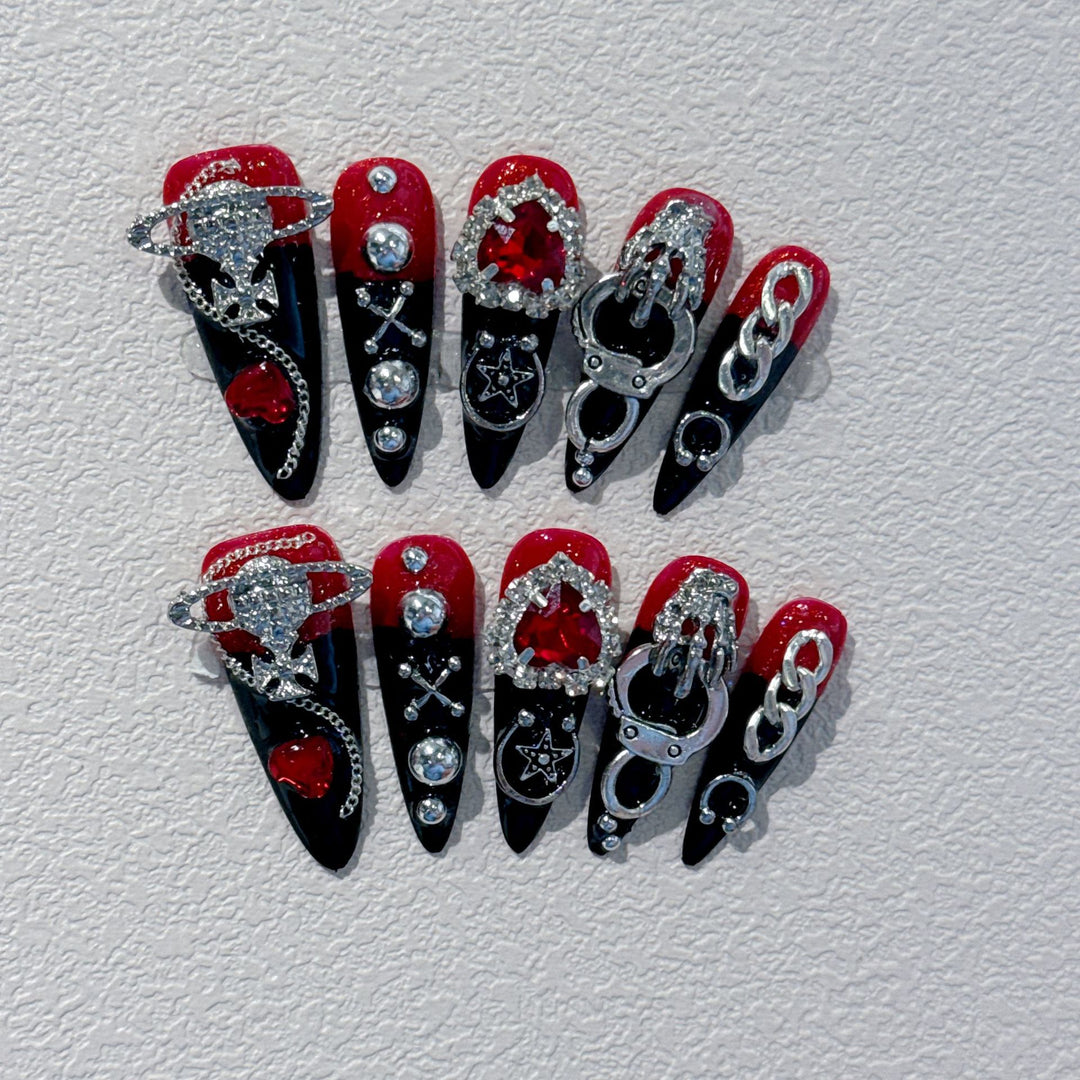 Glamouröse Nagelkunst Verlängerungen