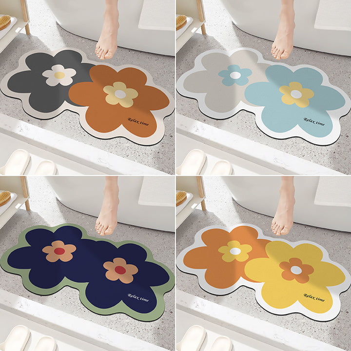 Floral Design Badmat für Badezimmer