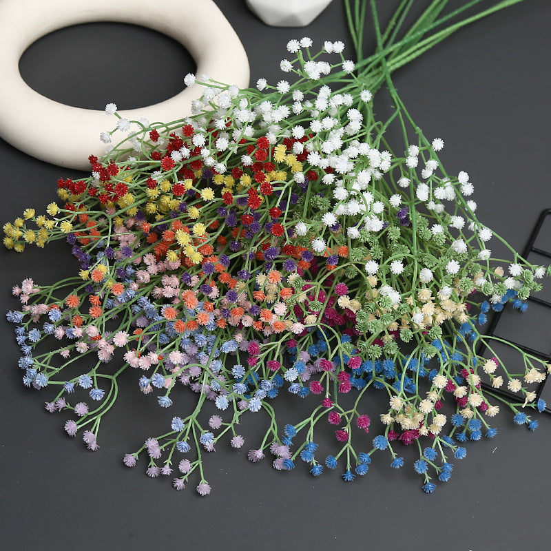 Künstlicher blauer Blumenstrauß für die Wohnkultur
