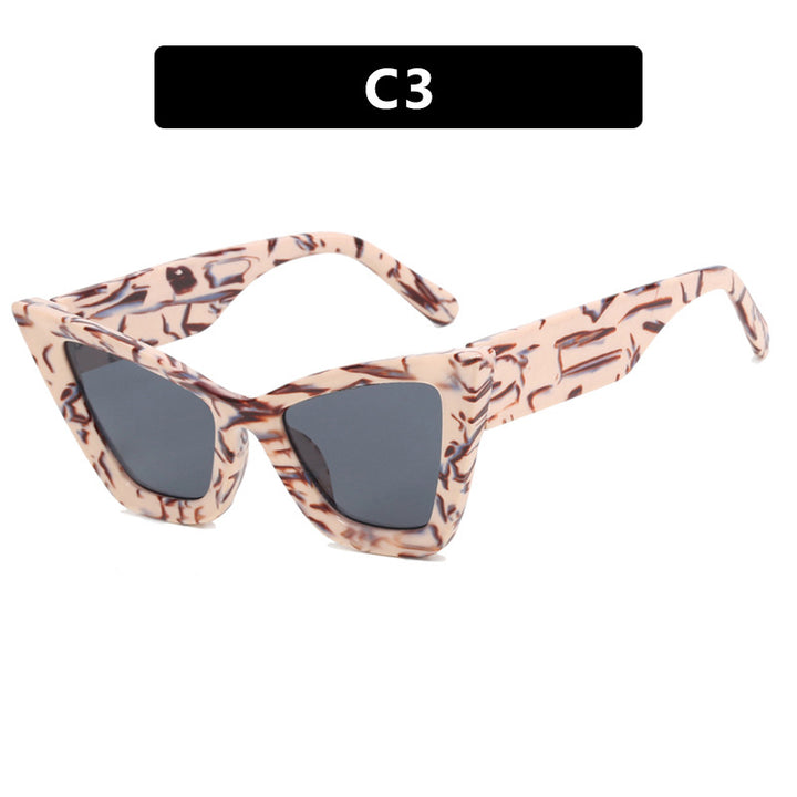 Damen Cat-Eye Sonnenbrille mit eleganten Linse und UV-Schutz Karnz