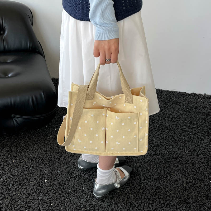 Polka Dot Utility Handtas