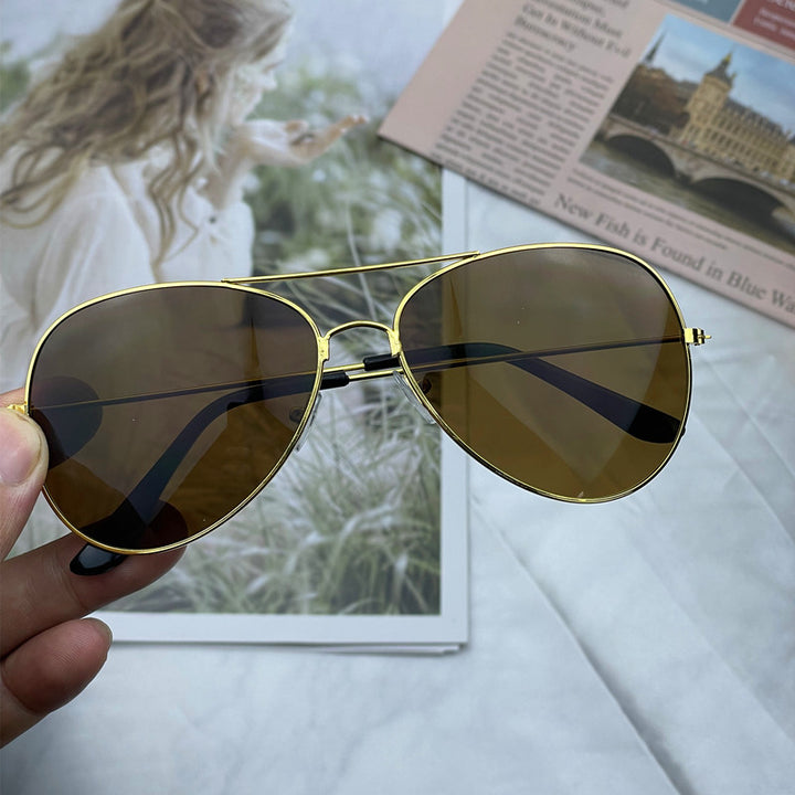 Vintage-inspirierte Pilotenbrille Karnz