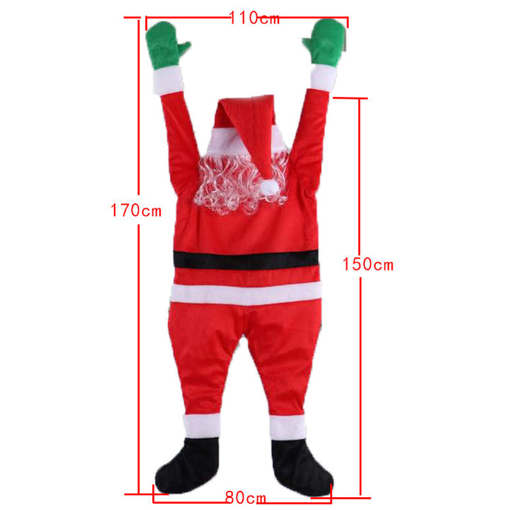 Aufblasbares Weihnachtsmann Kostüm