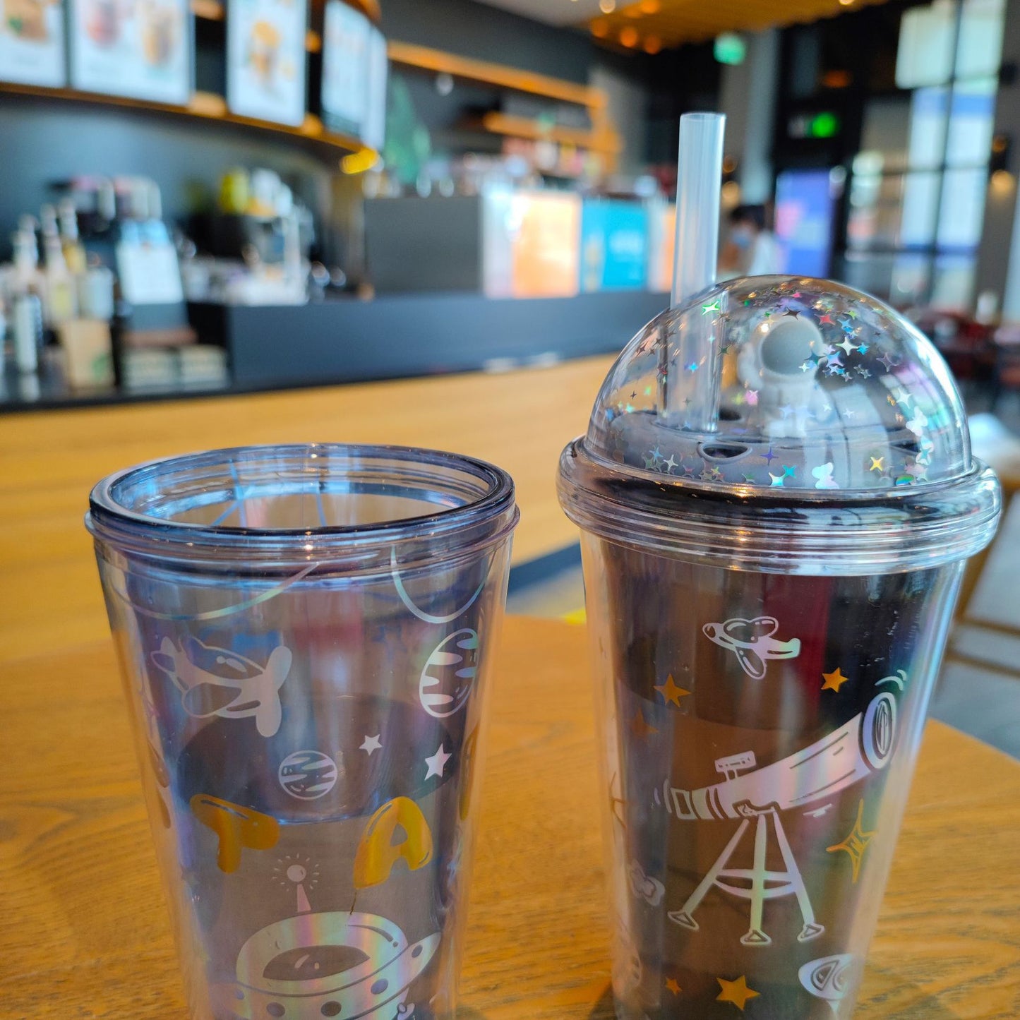 Damen Isolierte Trinkflasche mit kreativem Astronauten-Design Karnz