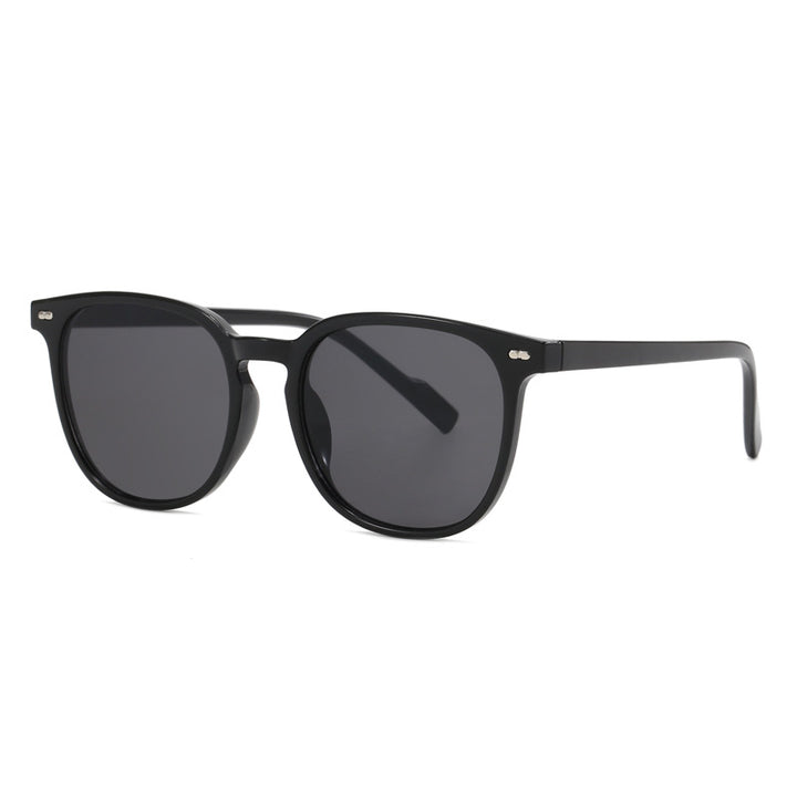 Damen modische Sonnenbrille mit transparentem Rahmen und elegantem Design Karnz