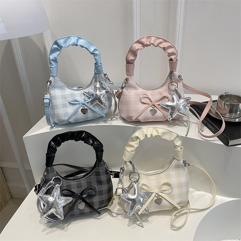 Kariert Handtasche