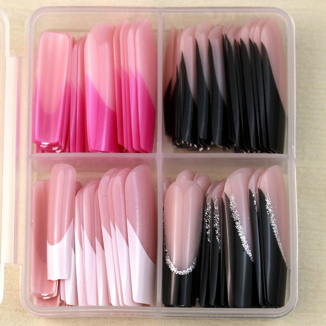 Premium Gradient Nail Art Tips Set Karnz