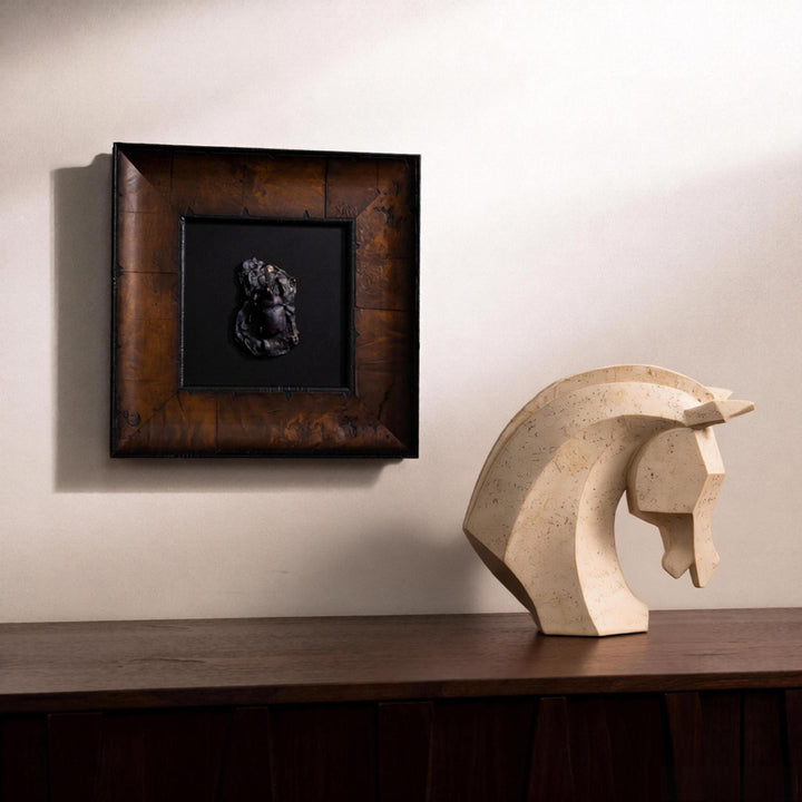 Dekorative Pferdekopf Skulptur