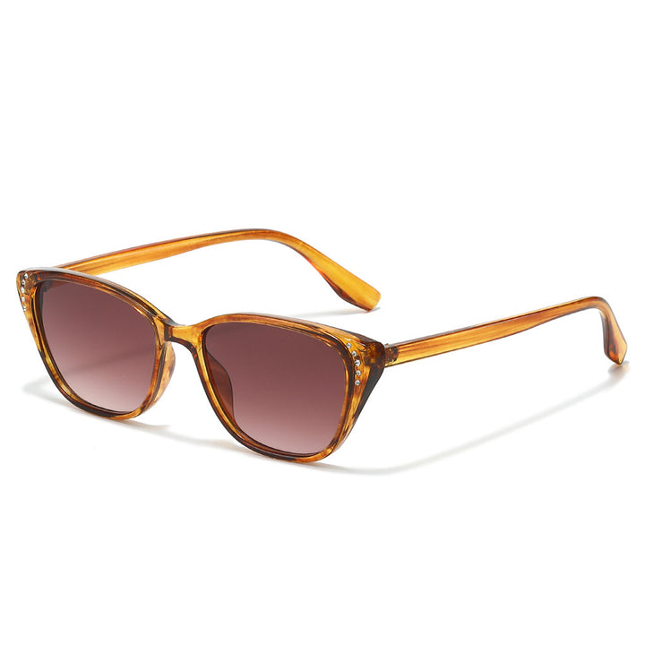 Statement Cat-Eye Sonnenbrille mit Strass-Akzenten Karnz