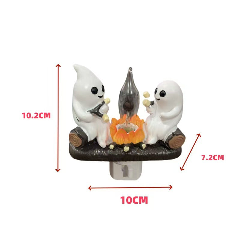 Kreatives Ghost Campfire Figuren Set Karnz