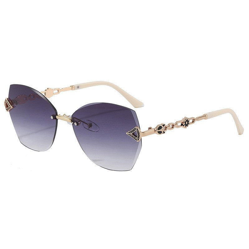 Elegante geometrische Statement-Sonnenbrille