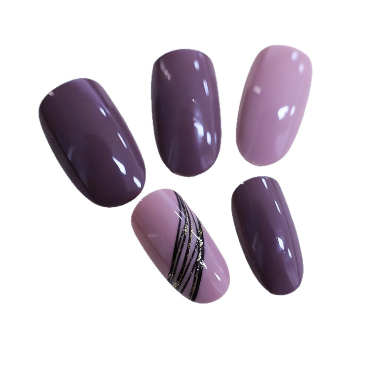 Elegante Mandel-Nagelkunst Karnz